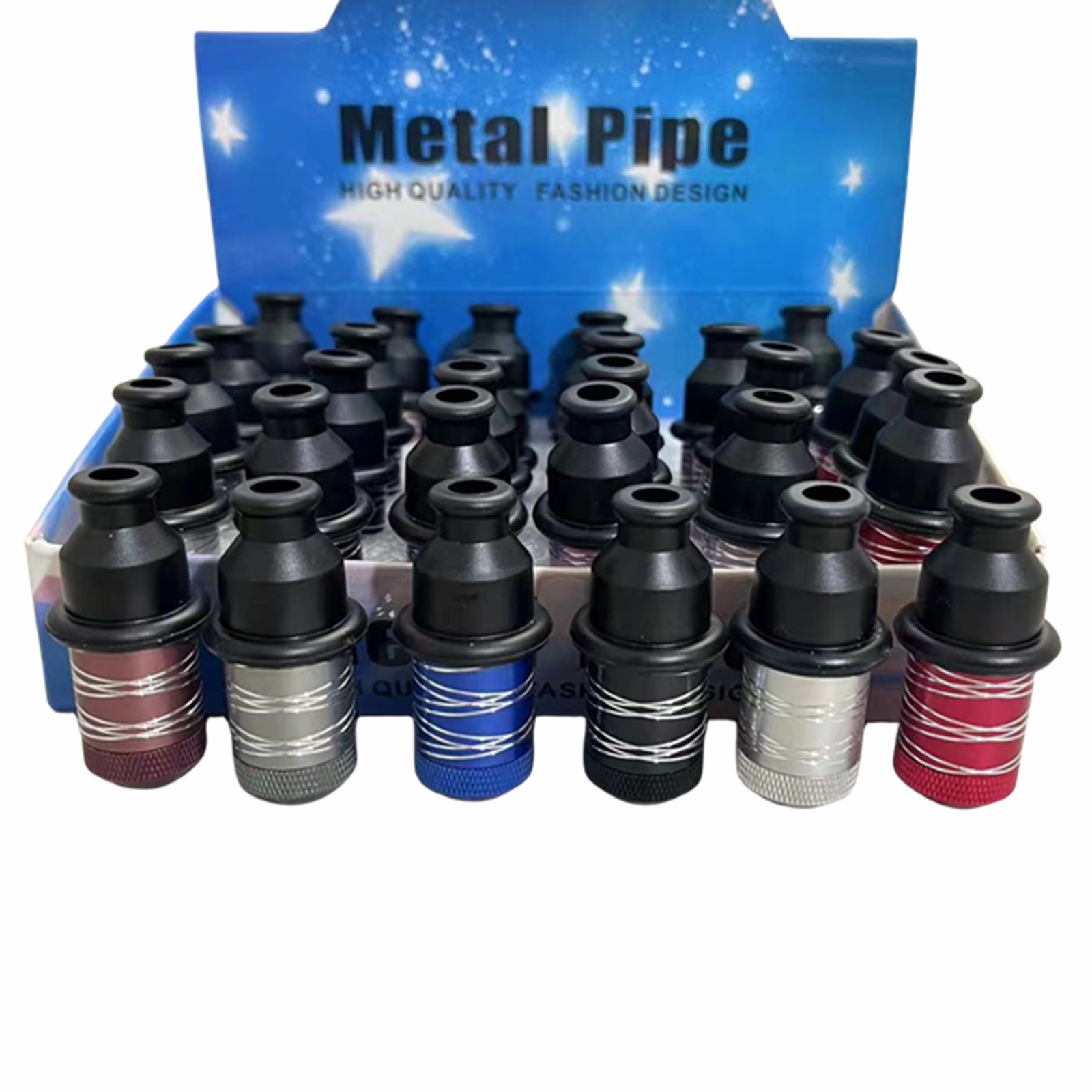 Nipple Metal Bullet Smoking Pipe Wood Grain Cartoon Snuff Snorter Sniff Dispenser 53mm Aluminum Metal Sneak A Toke Tobacco Cigarette Smoking One Hitter Pipes