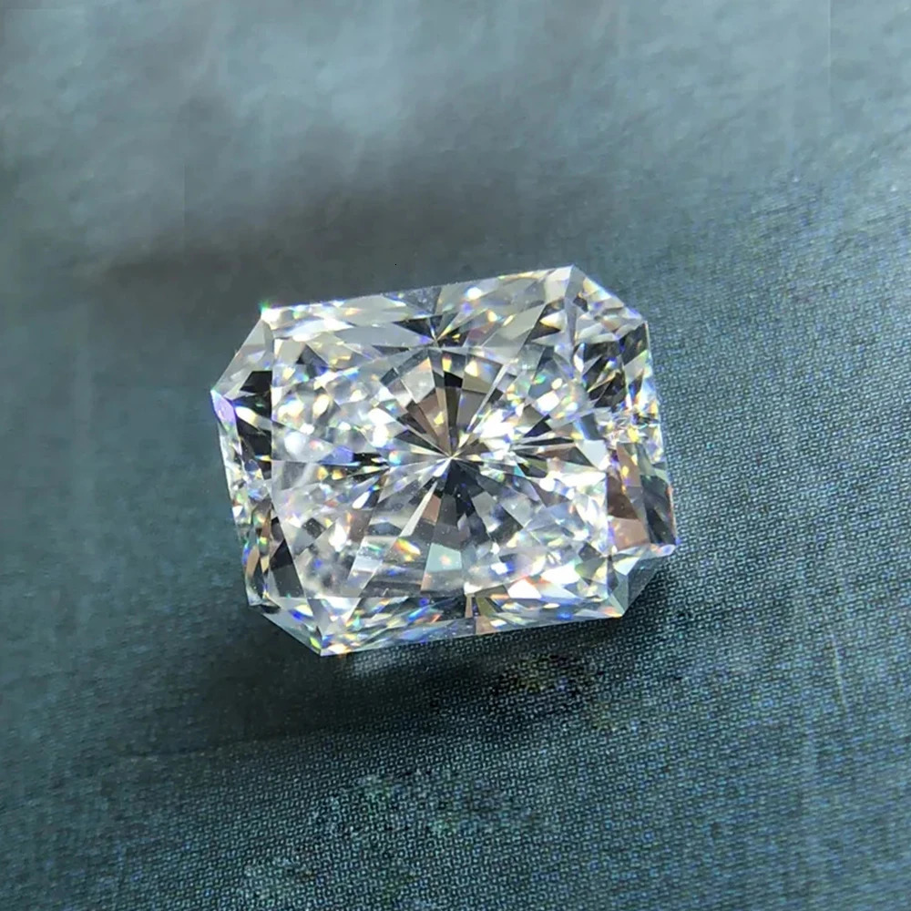 Radiant Cut Loose Single Stones 02ct to 15ct D Color VVS1 Lab Gems Pass Diamond Tester With GRA Certificate 231221