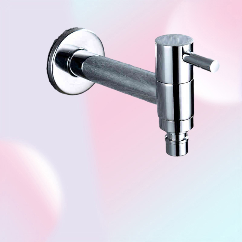 Wall Mounted Small Decorative Garden Faucet Long Washing Machine Water Basin Bibcock Taps1394029