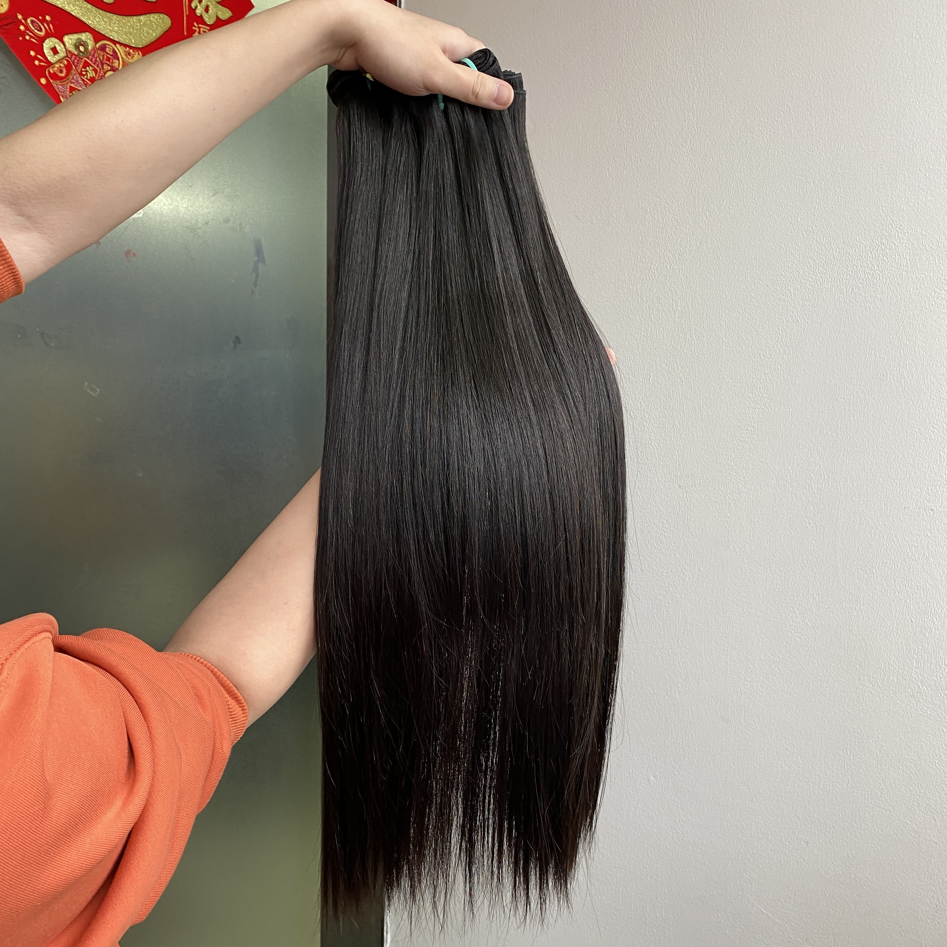 Vietnamese Super Double Drawn Bone Straight Hair 3 Bundles Extensions Brazilian Virgin Raw Cuticle Aligned 100% Human Hair Weave