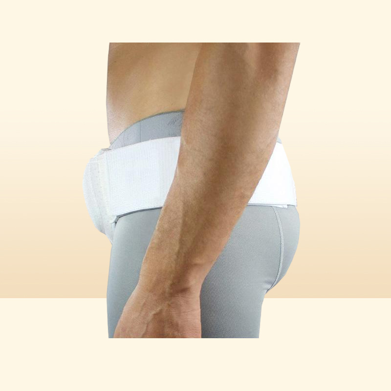 Waist Support Hernia Belt Truss For Inguinal Or Sports Brace Pain Relief Recovery Strap With 1 Removable Compression Pads