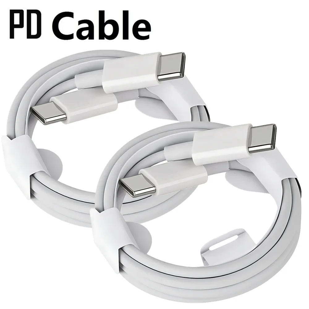 High Speed 1M 3FT C to C USB C PD Cable Charger Cables For Samsung Galaxy S20 S22 S23 S24 Huawei Htc lg Android phone 13 14