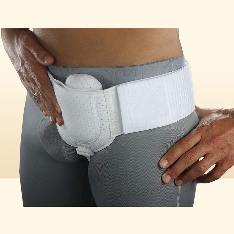 Waist Support Hernia Belt Truss For Inguinal Or Sports Brace Pain Relief Recovery Strap With 1 Removable Compression Pads