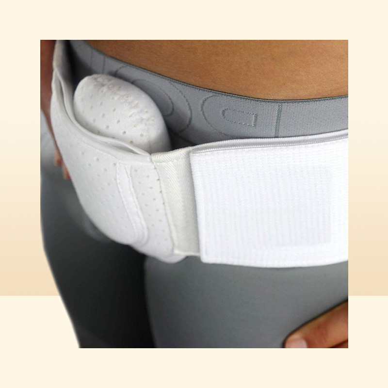 Waist Support Hernia Belt Truss For Inguinal Or Sports Brace Pain Relief Recovery Strap With 1 Removable Compression Pads