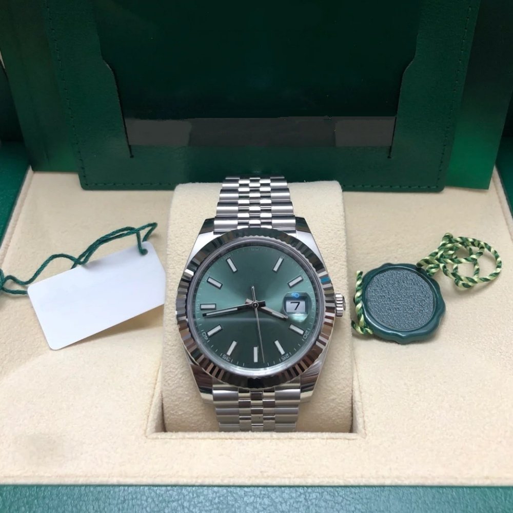 Luxury Mens Watch 41mm Automatic Mechanical Movement Stainless Steel Jubilee Strap Sappire Glass High-Quality Wristwatch Original Box