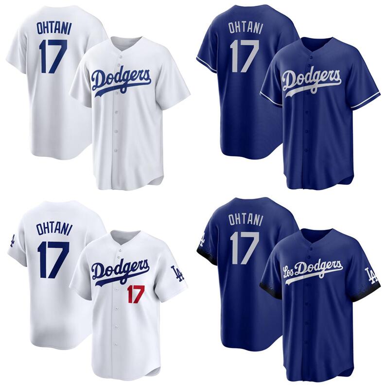 Baseball Jerseys Shohei Ohtani #17 Mookie Betts Robinson Freeman 2024 Blue White Grey Men Women Youth Customize Jerseys