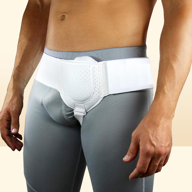 Waist Support Hernia Belt Truss For Inguinal Or Sports Brace Pain Relief Recovery Strap With 1 Removable Compression Pads
