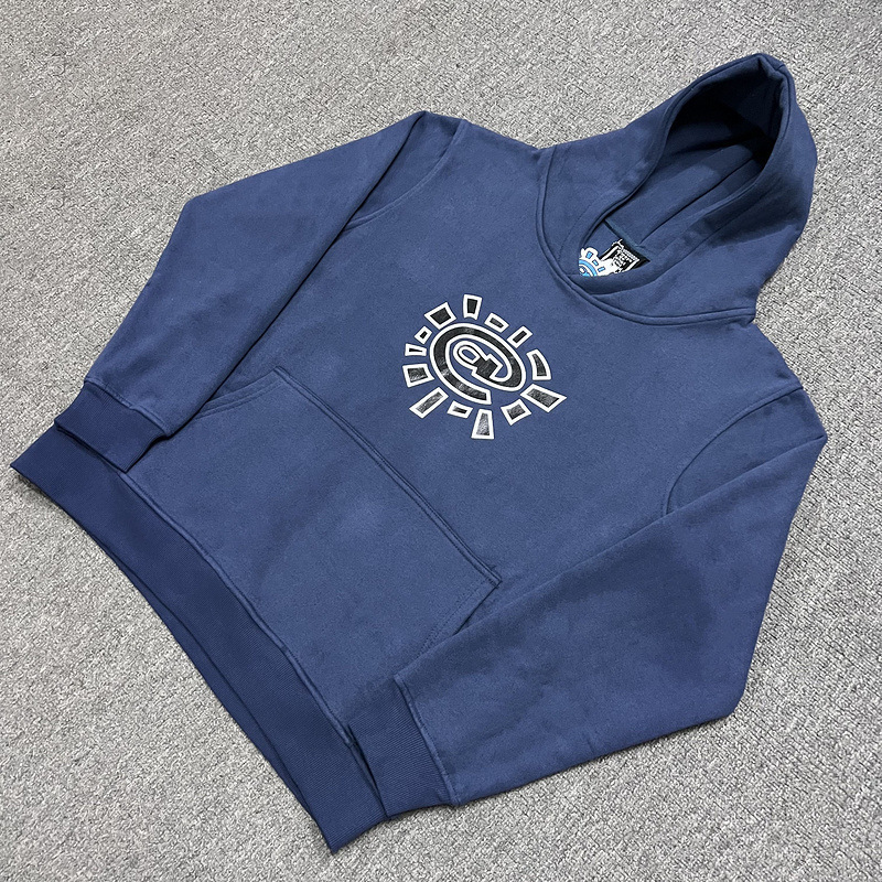 ADWYSD Plush Sweater Sunroll Hip Hop Thickened Loop Hoodie Solid Long Hoodie High Street Couple Oversized Hooded for Men