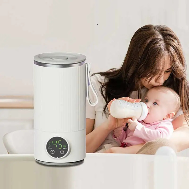 Portable Recharging Baby Bottle Warmer for Breast Milk born Baby Feeding Bottle Warmer Baby Accessories for Travel 231222