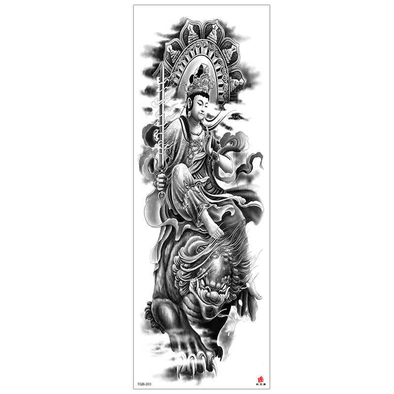 Makeup arm New full tattoo sticker waterproof large picture flower lion