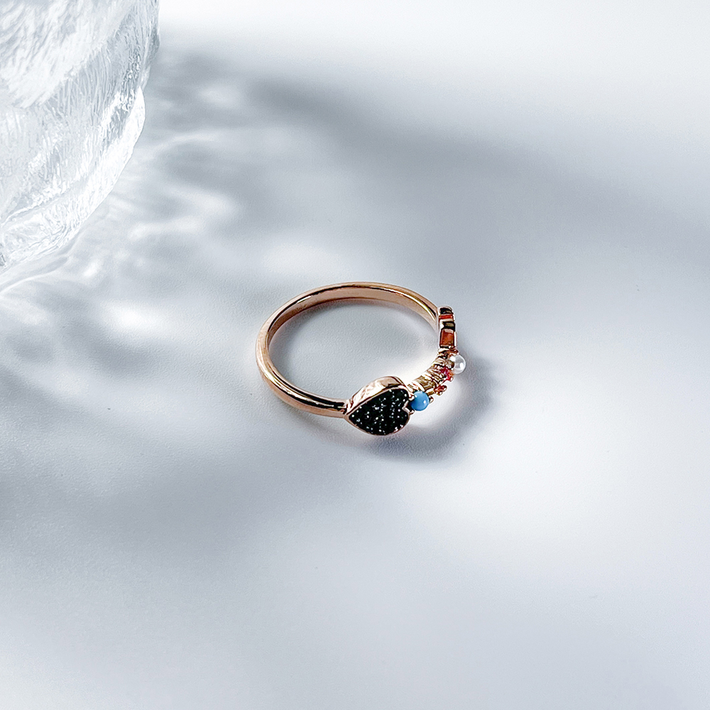 Free Delivery Spanish Bear Jewelry 2023 New Gold Declaration Ring with Diamonds with Quartz Fine Jewelry Charms Ready Stock