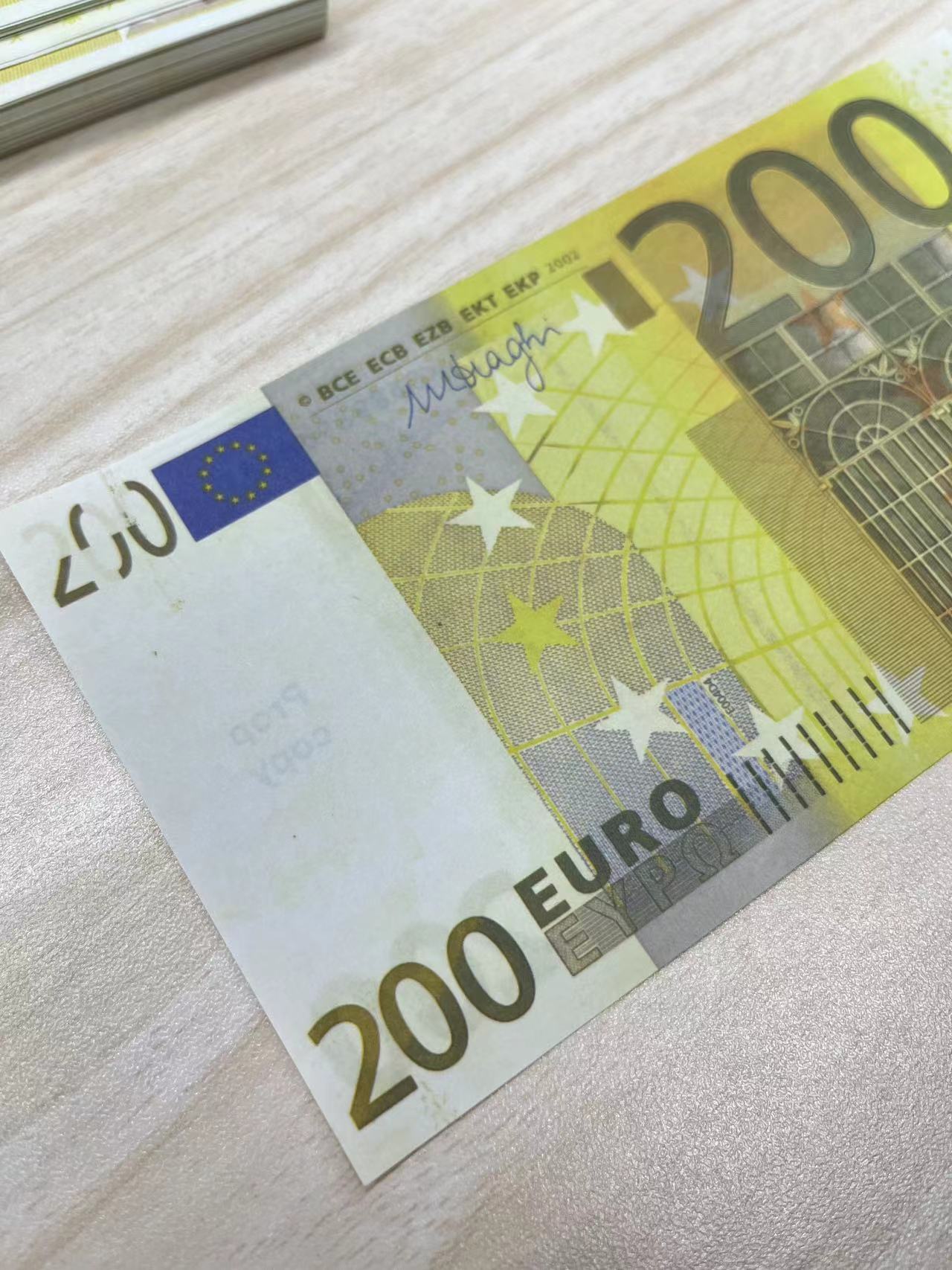 Party Supplies Fake Money Banknote 10 20 50 100 200 500 Euros Realistic Toy Bar Props Copy Currency Movie Money Faux-billets Copy Money Actual 1:2 Siz