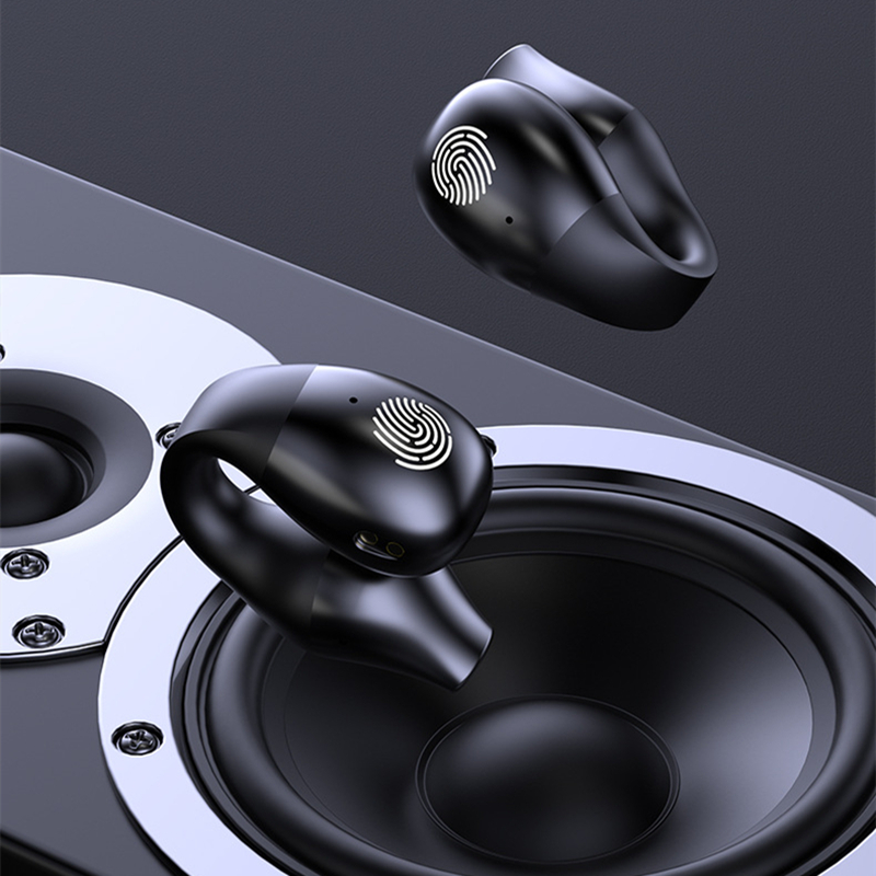 TWS Bluetooth 5.2 Wireless Bone Conduction Headphones Clip Ear Music Noise Canceling Headset HD Call Gaming Sports Earphone Apple Long Life Standby Ch - view 6