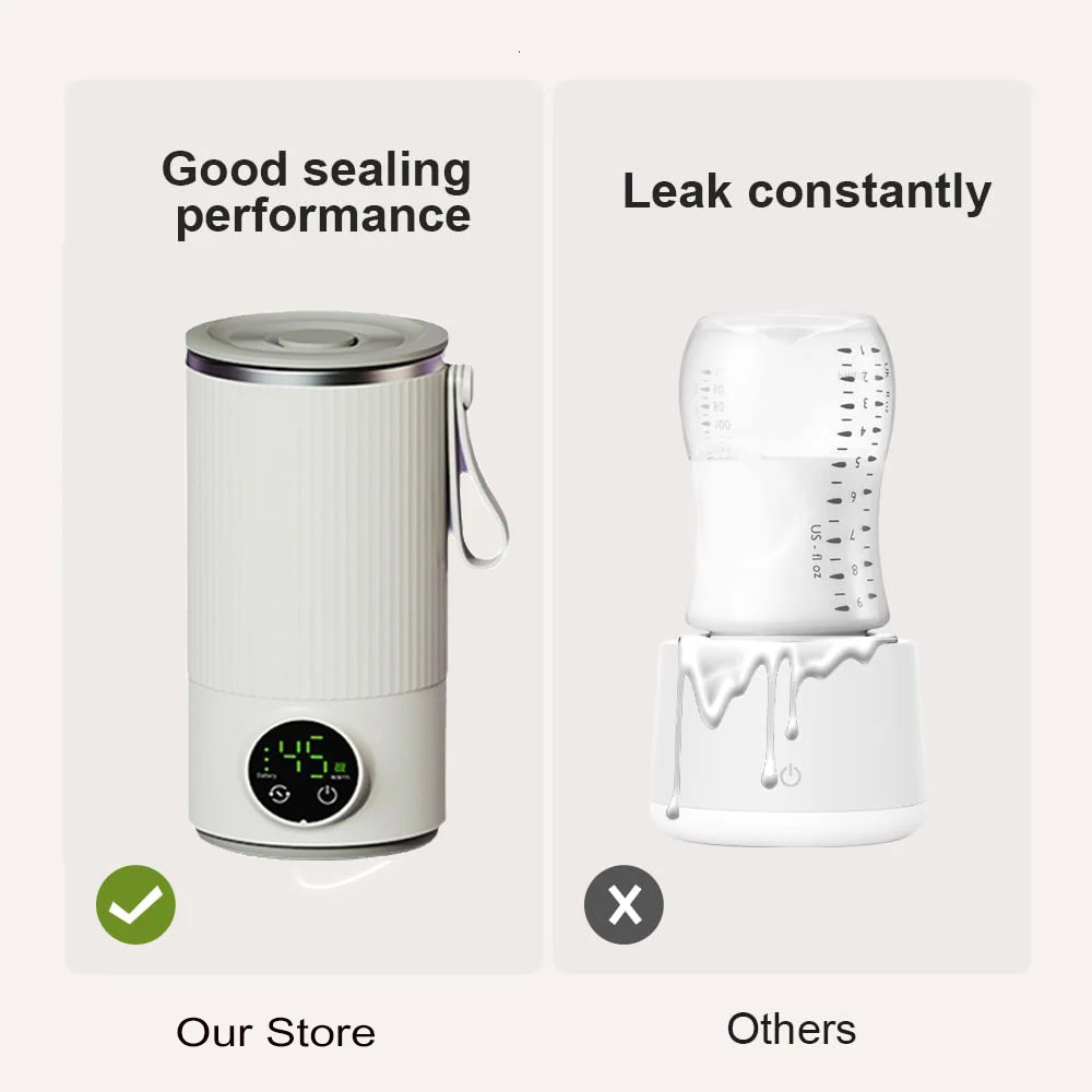 Portable Recharging Baby Bottle Warmer for Breast Milk born Baby Feeding Bottle Warmer Baby Accessories for Travel 231222