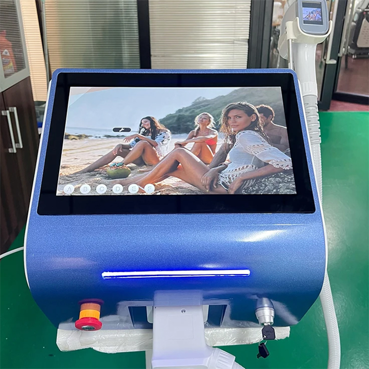 High Frequency & Powerful Diode Laser 808 755 1064 Hair Removal 1200W Highly Durable Millions Shot Ice Point Hair Remove Skin Rejuvenation Machine