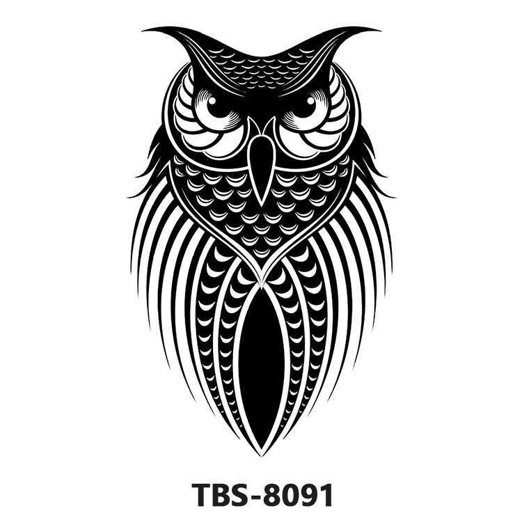 Makeup for Tattoo Stickers Black and White Animals Durable Colored Flowers Men Women Tattoo