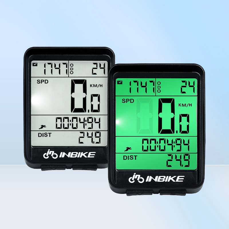INBIKE Waterproof Bicycle Computer Wireless And Wired MTB Bike Cycling Odometer Stopwatch Speedometer Watch LED Rate CX9 220716