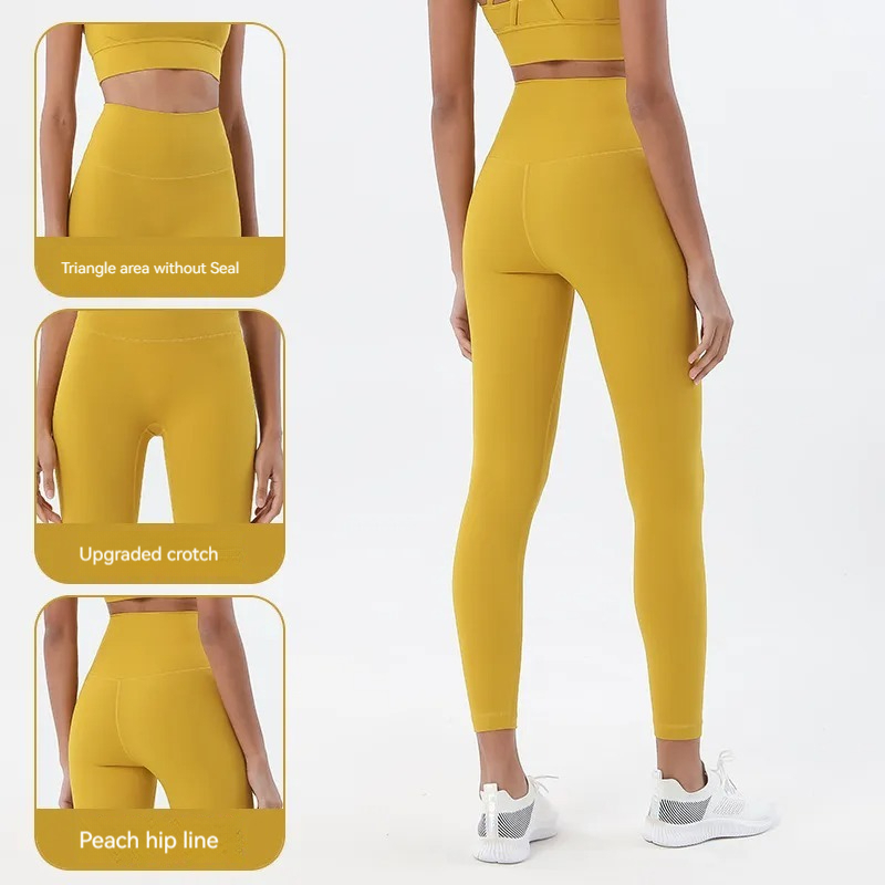 Women's clothes High Waist Yoga Women Push-up Fiess Leggings Soft Elastic Hip Lift T-shaped Sports Pants Running Training Lady