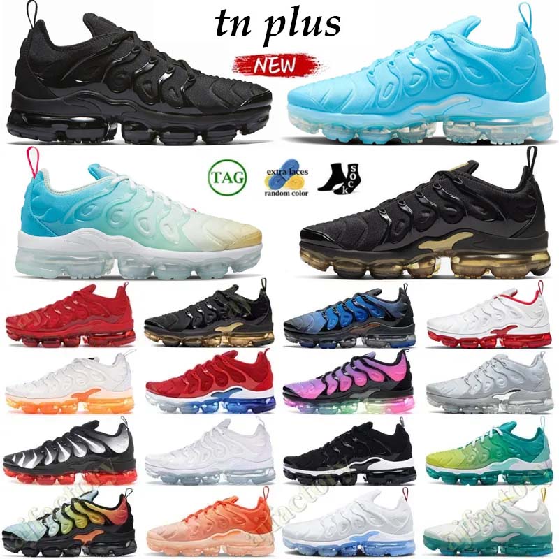 TN Plus Running Shoes Men Women Triple Black Red White Silver Gradient Hyper Pink Rattan Crimson Obsidian Fuchsia Tennis Ball Mens Sports Sneakers Trainers