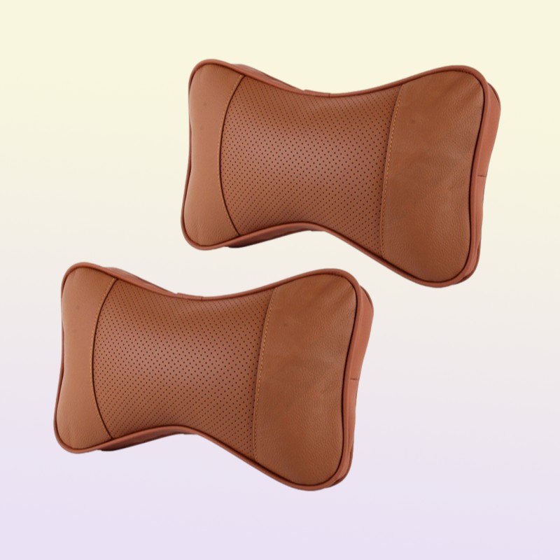 2PCS Car Neck Pillow Soft Version Lovely Breathe Car Auto Head Neck Rest Cushion Pillow Pad
