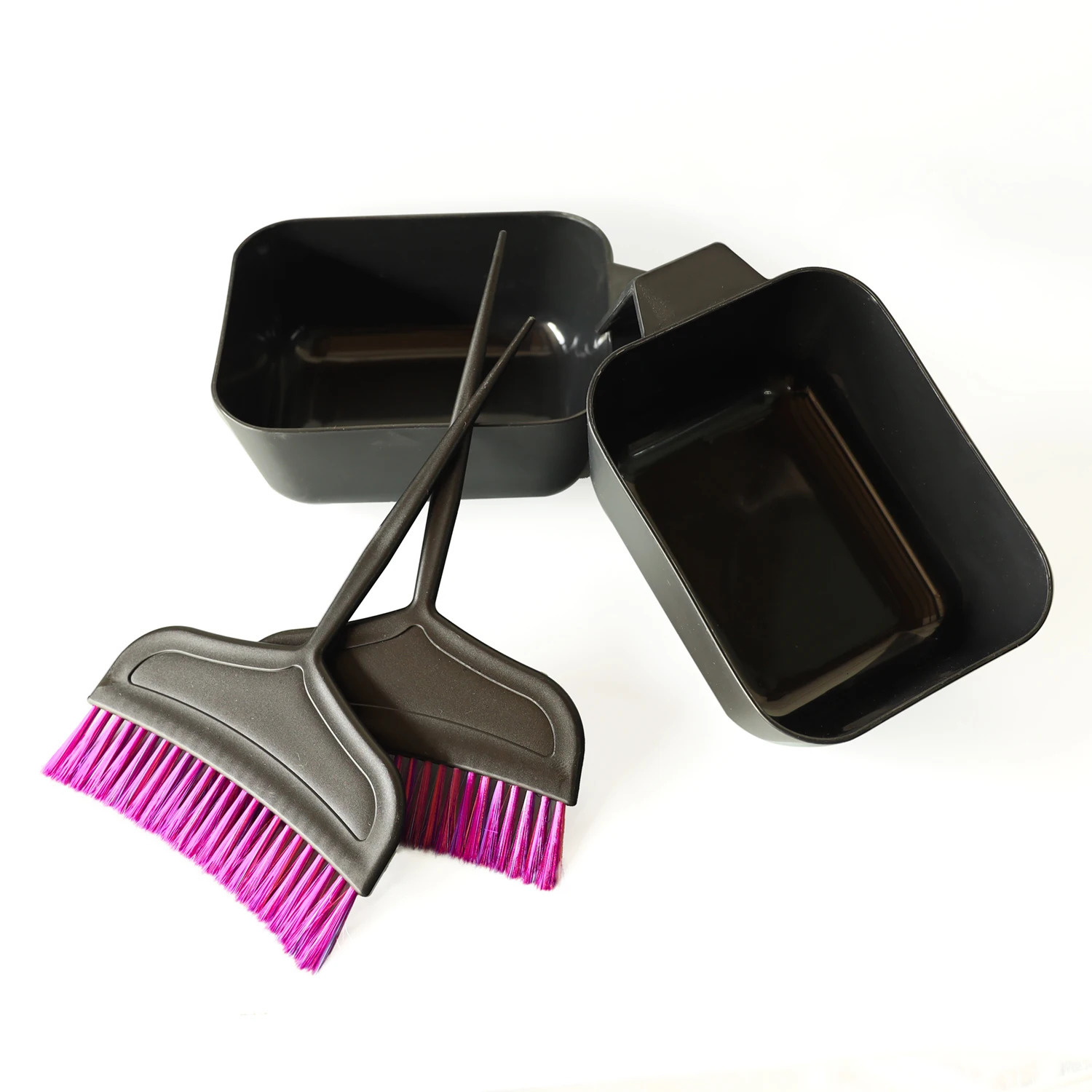 14cm Wide Hair Dye Brush Bowl Set Color Bleach Highlight Big Hairbrush Widened Coloring Kit Fast Applicator Barber 1873 231225