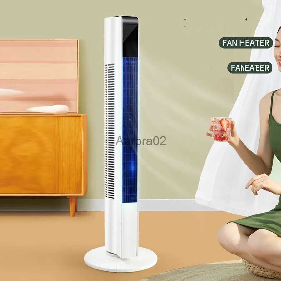 Electric Fans Remote Electric Tower Fan Rotating Bladeless Remote Control Mute Vertical Fan Home Living Room Air Cooler 220V Swings90 YQ231225 z241105