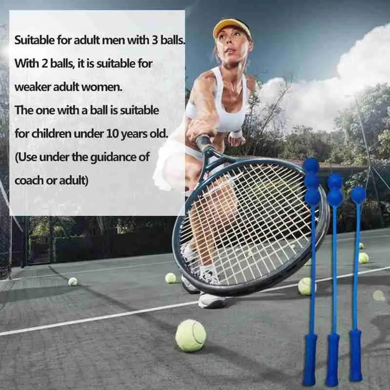 Tennis Serve Trainer Beginners Practice Whip Outdoor Equipment Replacement Padel Sports Accessories Fitness 231225