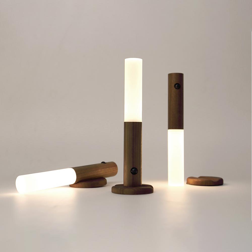 Wireless Pir Motion Sensor LED Night Light USB Magnetic Intelligent Human Body Induction Lamp