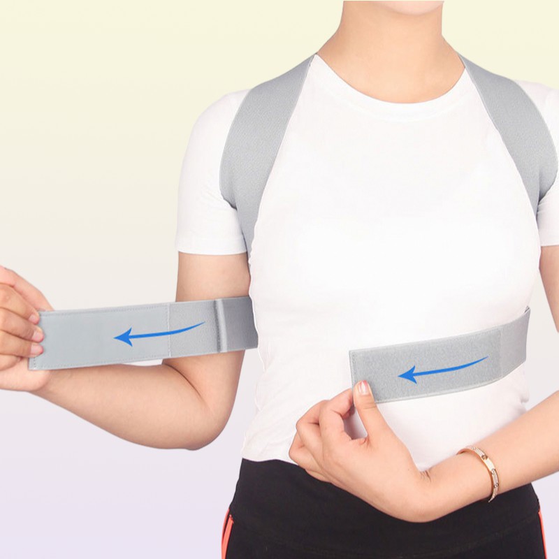 Posture Corrector Back Brace Clavicle Support Belt Corset Stop Slouching and Hunching Adjustable Trainer Unisex 220630