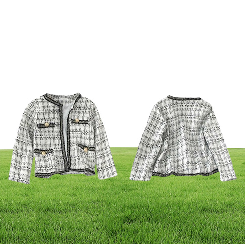 Suits Jacket Women Female Tweed Jacket Vintage Fashion Suit Jacket Blazer Femme Feminino Coat Festival S0810