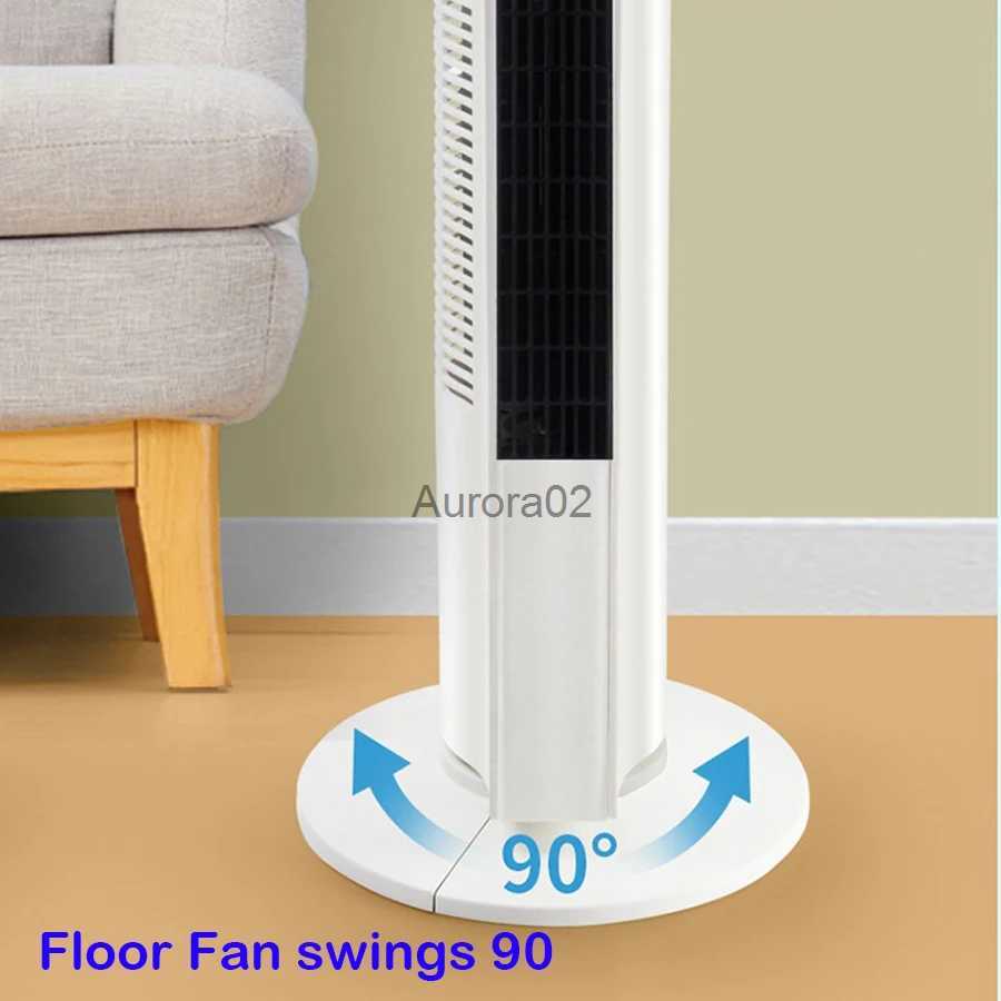 Electric Fans Remote Electric Tower Fan Rotating Bladeless Remote Control Mute Vertical Fan Home Living Room Air Cooler 220V Swings90 YQ231225 z241105