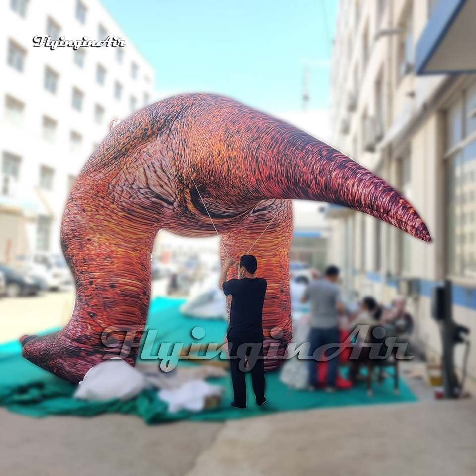 Ferocious Real Large Inflatable Dinosaur Tyrannosaurus Rex Model Animal Balloon 5m Air Blow Up T-rex For Park And Museum Show