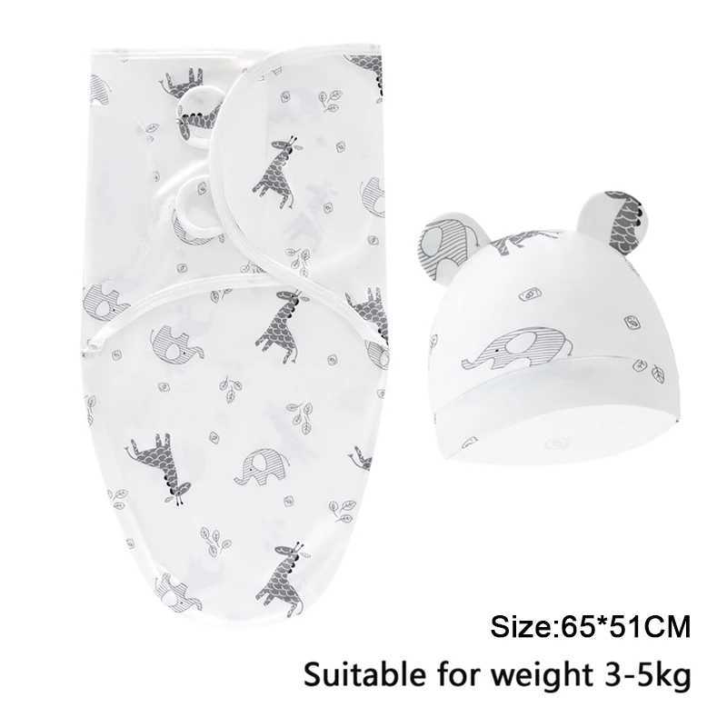 100% Cotton 0-3 Months Newborn Swaddle Sleepsack New Born Baby Swaddling Bedding y250610LZC5