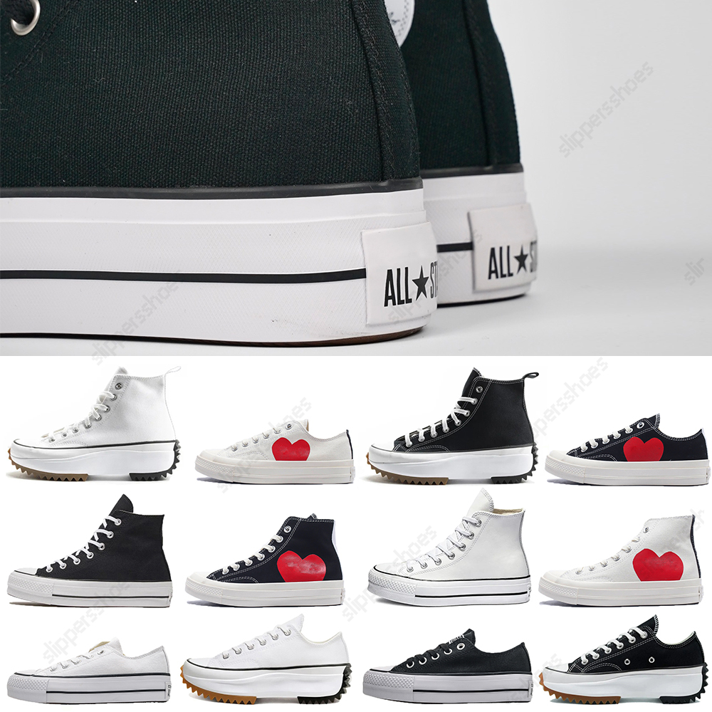 Designer Conversitys Men Womens Casual Shoes Platform boots Sport Sneakers Classic Canvas Run Hike Star Hi Triple Black White High Low Thick Bottom shoe