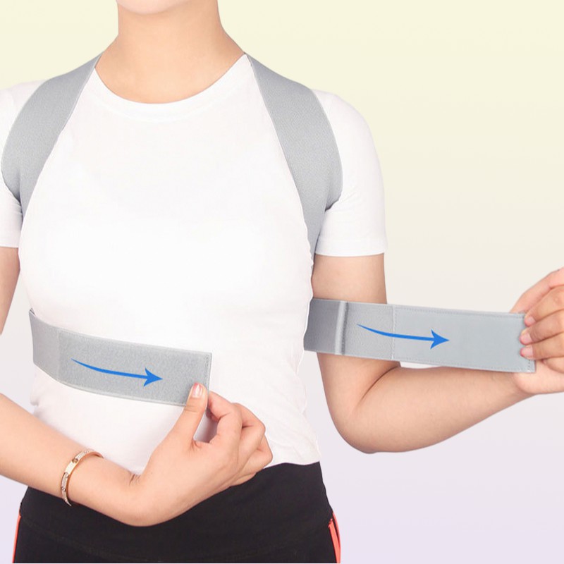 Posture Corrector Back Brace Clavicle Support Belt Corset Stop Slouching and Hunching Adjustable Trainer Unisex 220630
