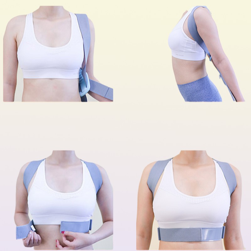 Posture Corrector Back Brace Clavicle Support Belt Corset Stop Slouching and Hunching Adjustable Trainer Unisex 220630