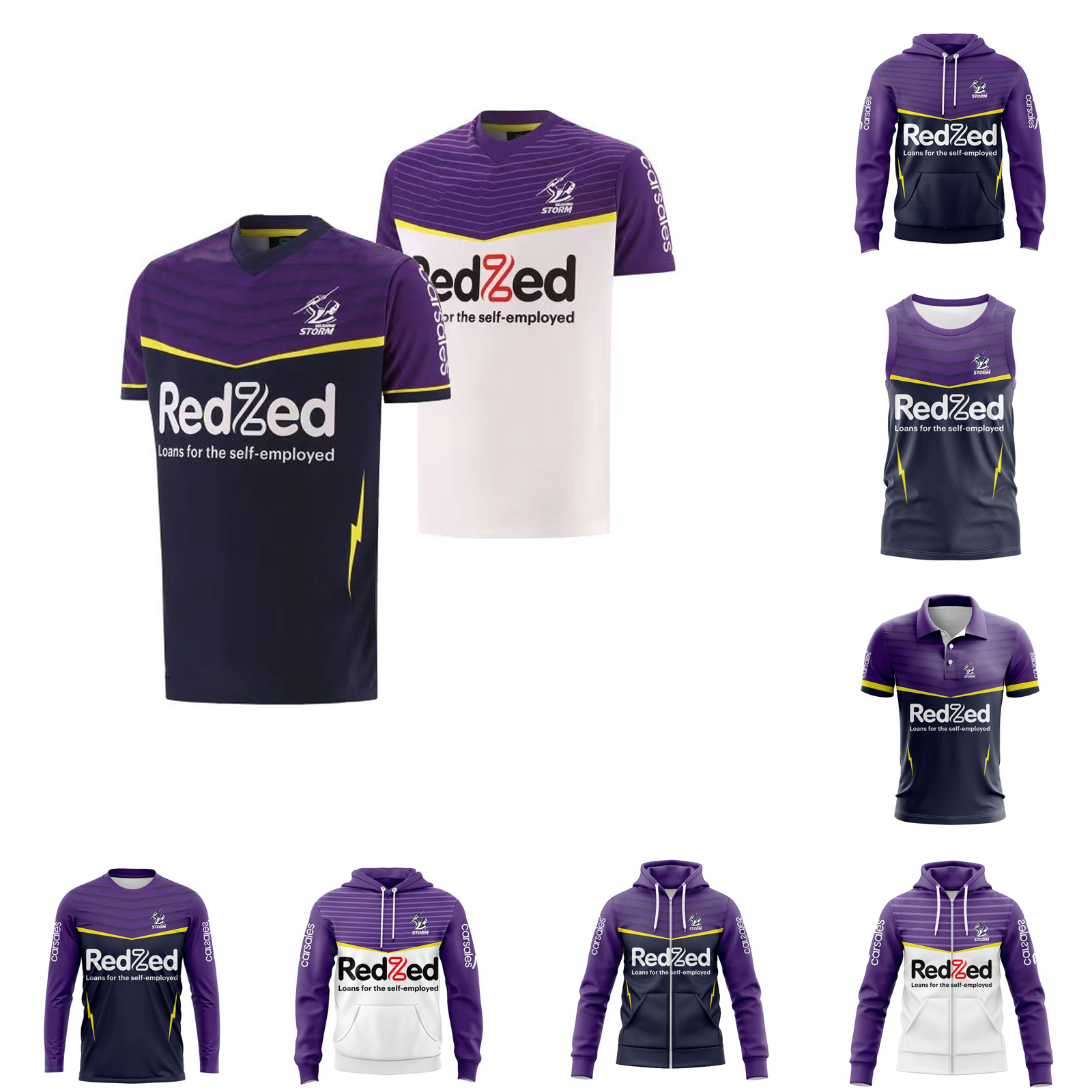 2025 Melbourne Storm Home/Away Rugby Jersey Hoodies Vest
