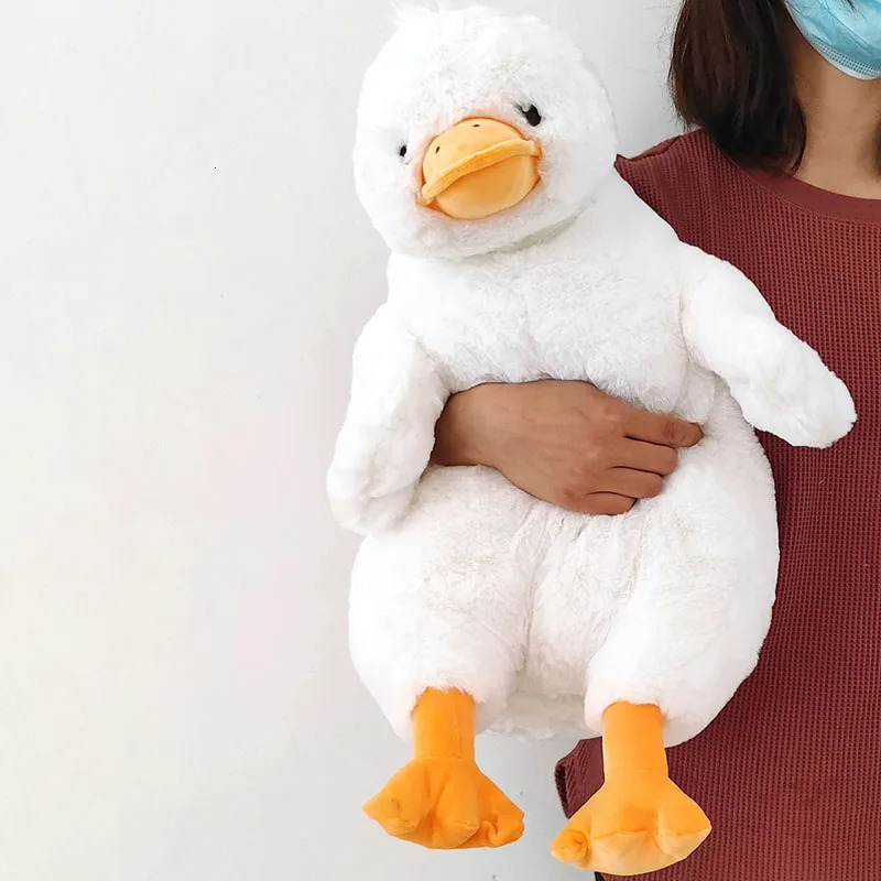 Kawaii Plush Duck Toy Stuffed Animal Fat Duck Soft Doll Throw Pillow Cushion Kids Toys Birthday Christmas Gift for Boy Girl 231225