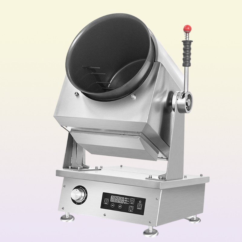 Helpful Restaurant Gas Cooking Machine Multi functional Kitchen Robot Automatic Drum Gas Wok Cooker Stove Kitchen Equipment