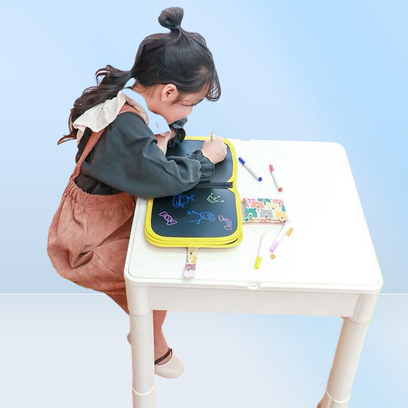 Magic Blackboard Eonal Child Games Coloring Books Kids Toys to Draw 6 Pages Erase Boards with Water Chalk Pens 220713