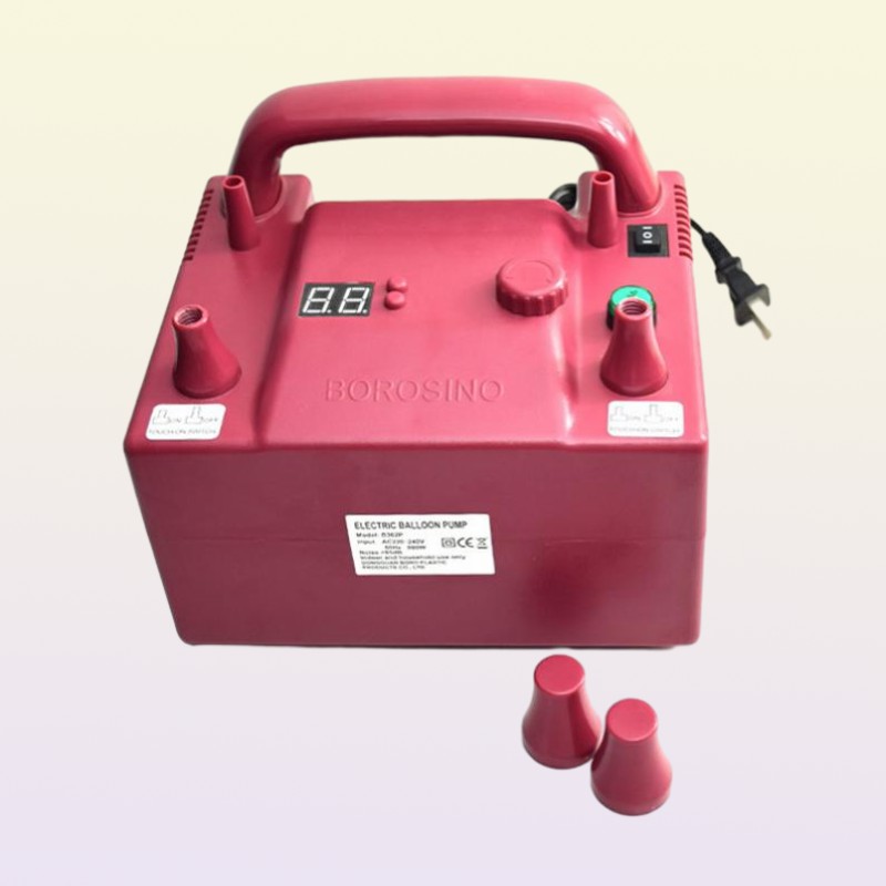 electric balloon pump inflator with timer air inflator for balloons with 2 nozzels9109363