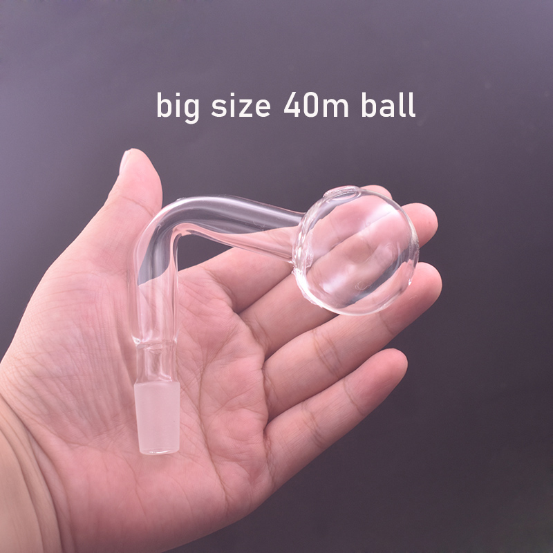 Big Size Bubble Glass Oil Burner Pipes 10mm 14mm 18mm Male Female Joint Pyrex Bubbler Smoking Oil Bowl for Bong Hookah Smoking Accessories