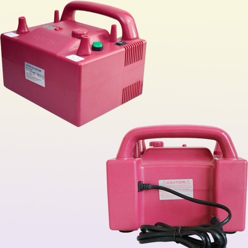 electric balloon pump inflator with timer air inflator for balloons with 2 nozzels