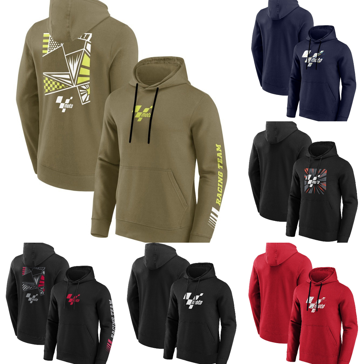 2023 Moto Team Outdoor Motorcycle Riding Hooded Sweatshirt Spring Autumn Men's Racing Warm Sports Hoodie Motocross Jersey free shipping