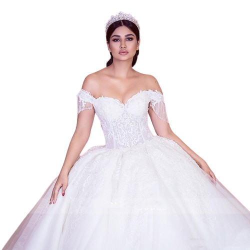 Vestido De Novia Ball Gown Wedding Dresses Beaded Cap Sleeve Appliqued Sweetheart Princess Dubai Arabic Bridal Gowns