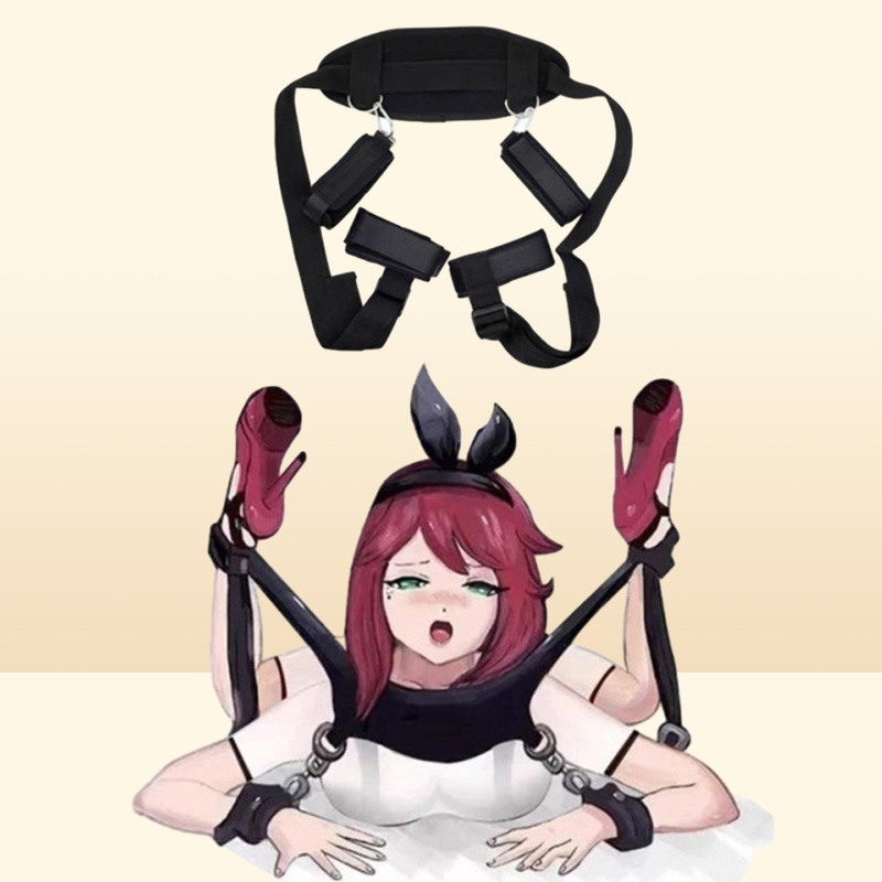 Legs Apart with Sm Fun Desingers Binding and Restraint Torture Set Husb Wife Supplies Flirting Posture Adult Training in Bed Alter WUAJ4691625