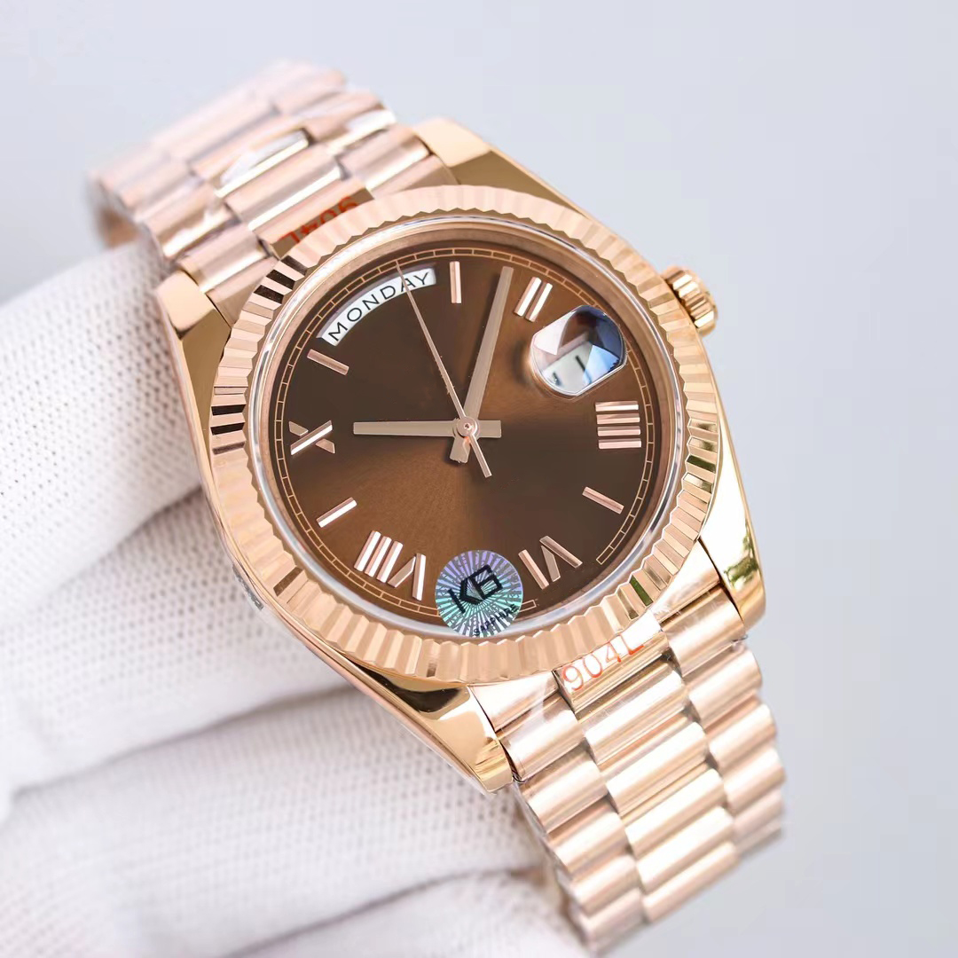 Designer Watches High quality Men's and women's watches 40mm dial 2836 Mechanical Movement Clean Factory 904L steel chain sapphire mirror 100MM waterproof