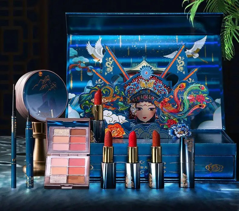 Makeup kit full professional Carved lipstick eye shadow eyeliner set makeup gift box birthday Valentine's Day 231226