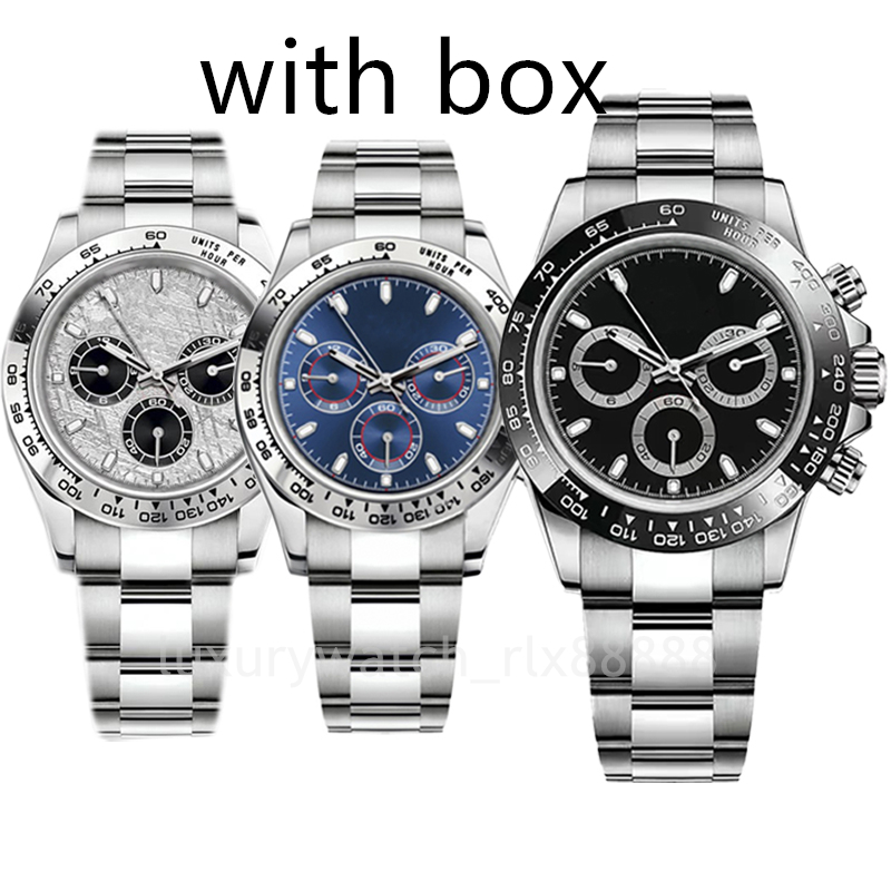 aaa wristatch 126506 40mm multi color new style all stainless steel automatic 2813 movement sports watch men's watch gift designer watches spitfire Jluxurious watch