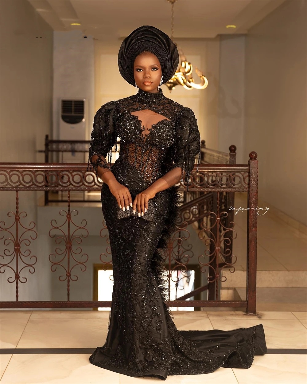 Tassek Taveks ASO EBI Mermaid Asso Corco ASO EBI Abiti Da Ballo 2024 Corset Afr…